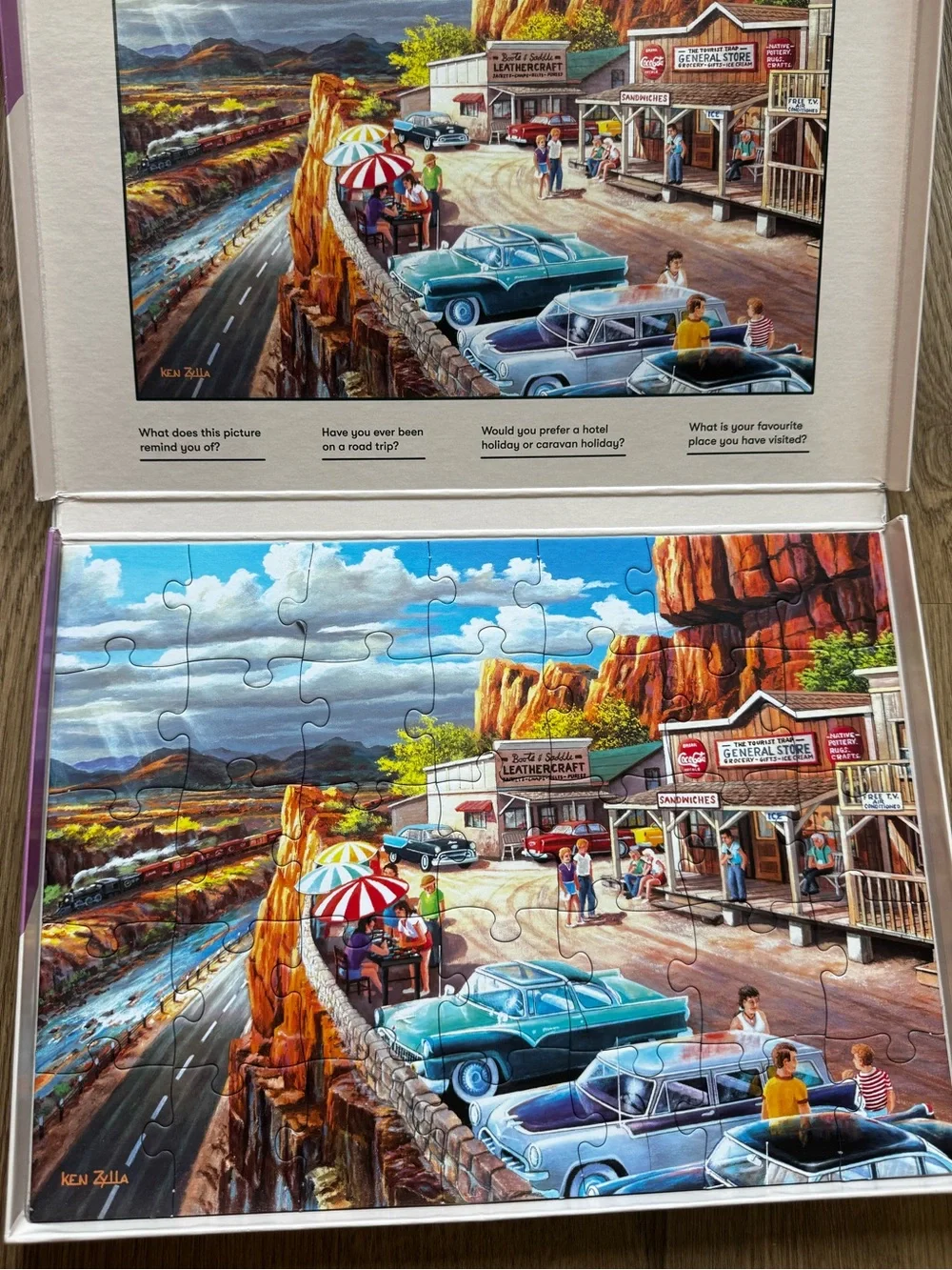 Relish Road Trip 35 Piece Large Jigsaw Puzzle Complete